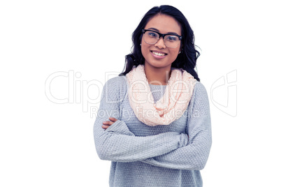 Asian woman with arms crossed