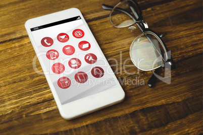 Composite image of telephone apps icons