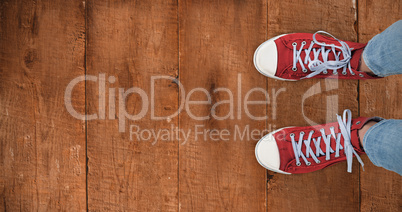 Composite image of casual shoes