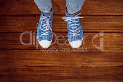 Composite image of casual shoes