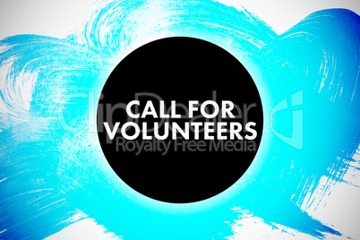 Composite image of call for volunteers