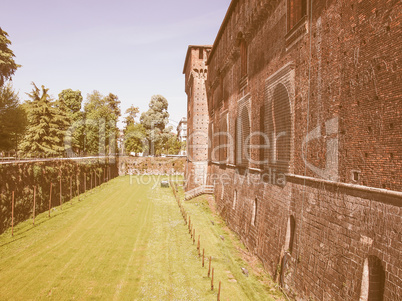 Castello Sforzesco Milan vintage