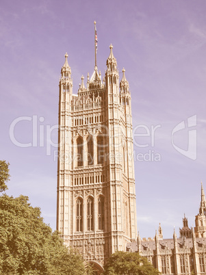 Houses of Parliament vintage