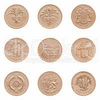 One Pound coin vintage