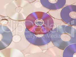 CD DVD DB Bluray disc vintage