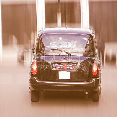 London Cab taxi car vintage