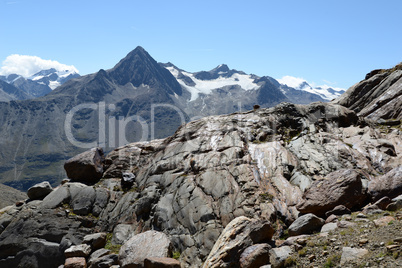 Blick vom Rofenkar zur Talleitspitze