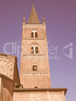 San Domenico church in Chieri vintage