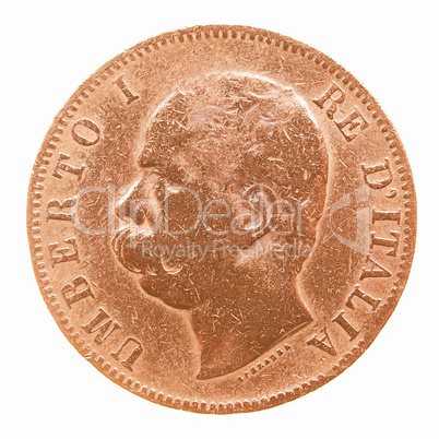 Coin isolated vintage