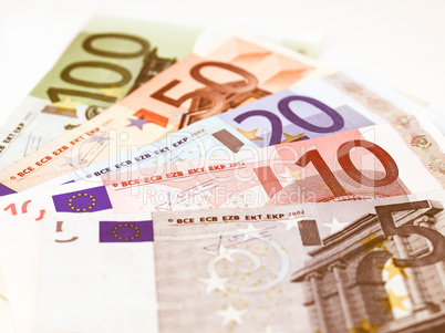 Euro note vintage