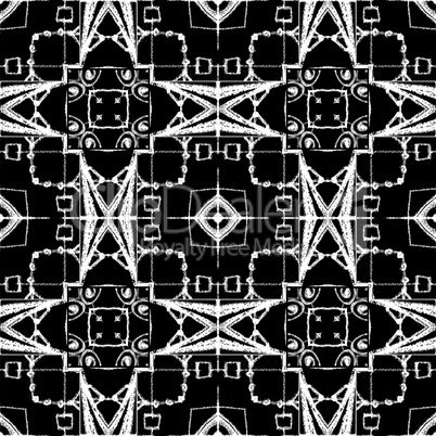 Geometric Abstract Ethnic Seamless Pattern