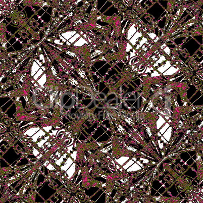 Geometric Ornate Abstract Grunge Pattern