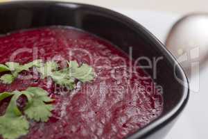 Soup pureed beets