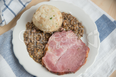 Geselchtes mit Knödel Geselchtes mit Knödel