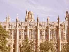 Houses of Parliament vintage