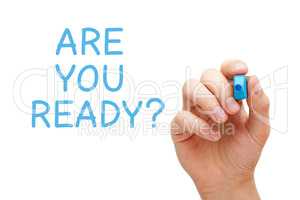 Are You Ready Blue Marker