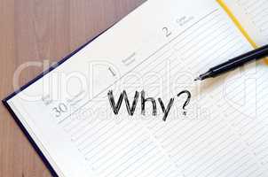 Why write on notebook