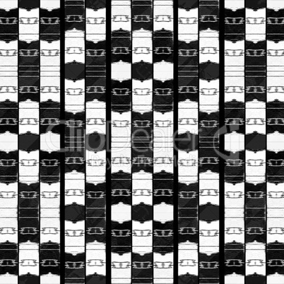 Black and White Vertical Stripes Seamless Pattern
