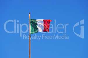 Italien Flagge - italian flag in wind