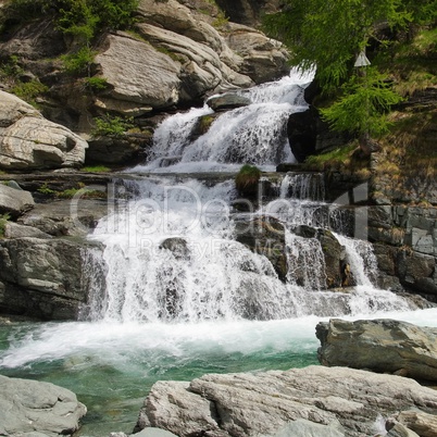 Lillaz Wasserfall - Lillaz waterfall 04