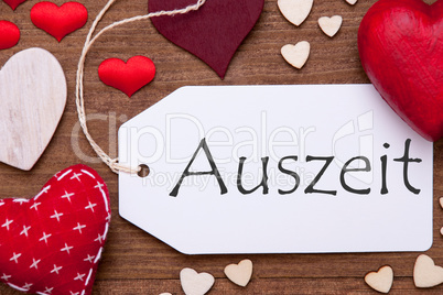 One Label, Red Hearts, Auszeit Means Downtime, Macro
