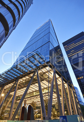 Modern architecture City of London the leading centre of global