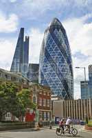 Modern architecture City of London the leading centre of global