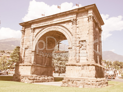 Arch of August Aosta vintage
