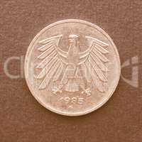 Euro coin vintage