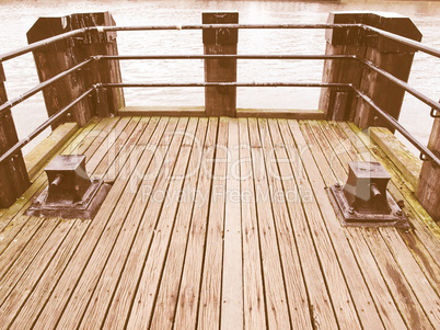 Deck pier vintage