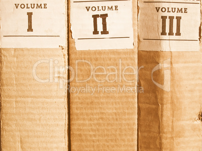 Corrugated cardboard vintage