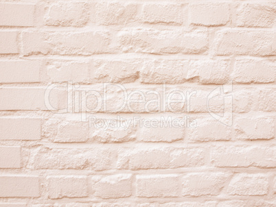 Retro looking Brick wall