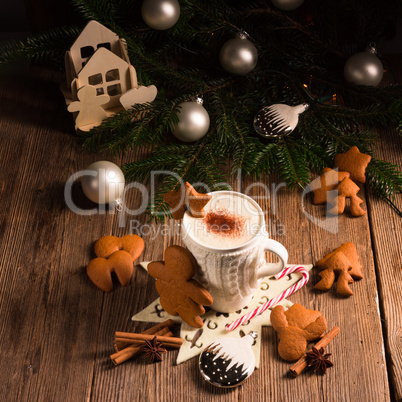 Christmas chocolate drink