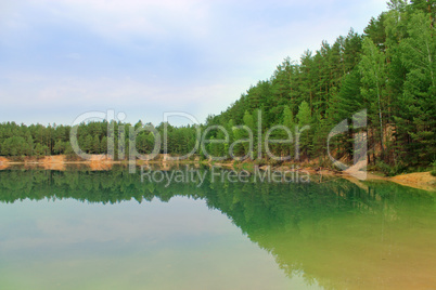 lake in the forest