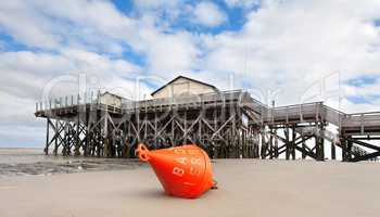 Boje am Nordseestrand