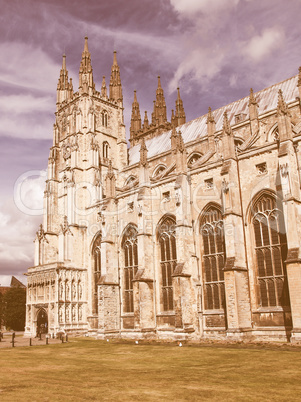 Canterbury Cathedral vintage