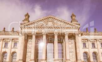 Reichstag in Berlin vintage