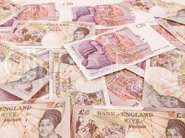 Pound note vintage