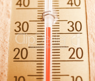 Thermometer picture vintage