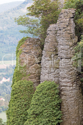 Columnar basalt