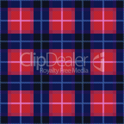 Rectangular seamless pattern in blue and red colors