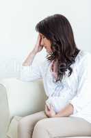 Pregnant woman with headache