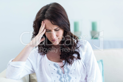 Pregnant woman with headache