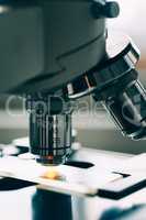 Microscope in Laboratory
