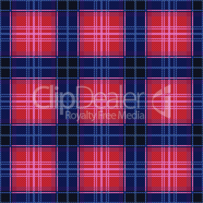 Rectangular seamless pattern in red and blue