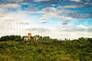 Fields in Tuscany