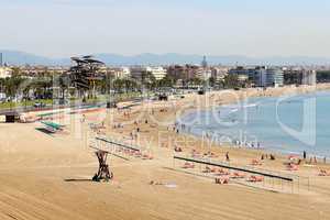 SALOU, SPAIN - MAY 25: The tourists enjoiying their vacation on