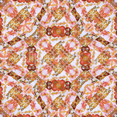 Refined Modern Baroque Seamless Pattern