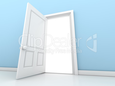 Open the door