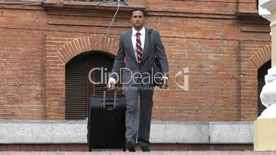 Business Man With Luggage